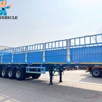 fence semi trailer for agricultural and bulk cargo transport