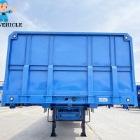 2 axle flatbed semi trailer structure