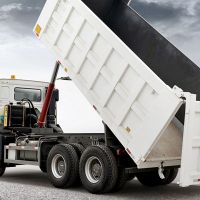 HOWO 6x4 tipper truck body with heavy duty cargo box