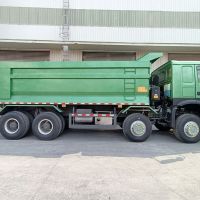 HOWO 8x4 heavy duty chassis and mining dump body structure