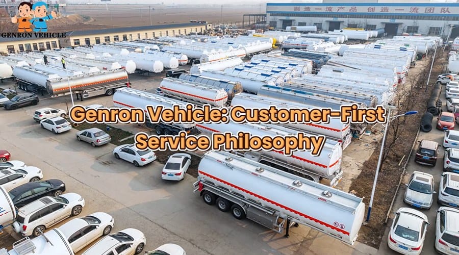 Genron truck and trailer supply facility for overseas customers